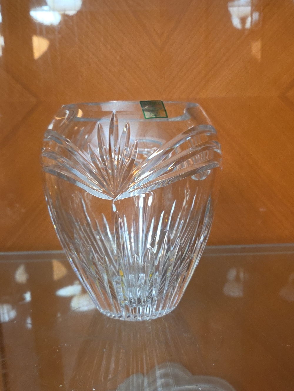 Waterford Clear Crystal Cut Vase - Clear
